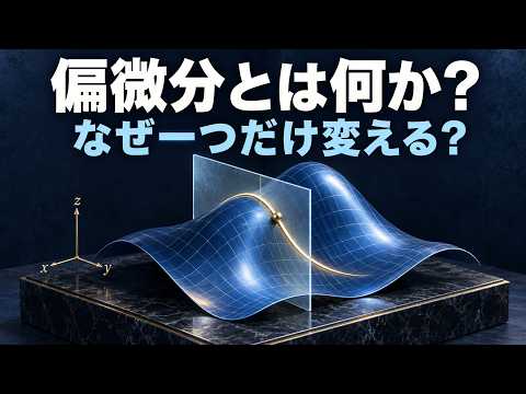 偏微分はなぜ必要なのか? 普通の微分との違いを図で理解する 偏微分はなぜ必要なのか? 普通の微分との違いを図で理解する