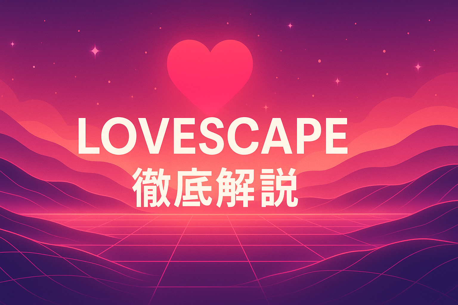 LOVESCAPE徹底解説：AI恋人・バーチャルコンパニオンの完全ガイド（月額19.99ドル〜プレミアム会員無制限）