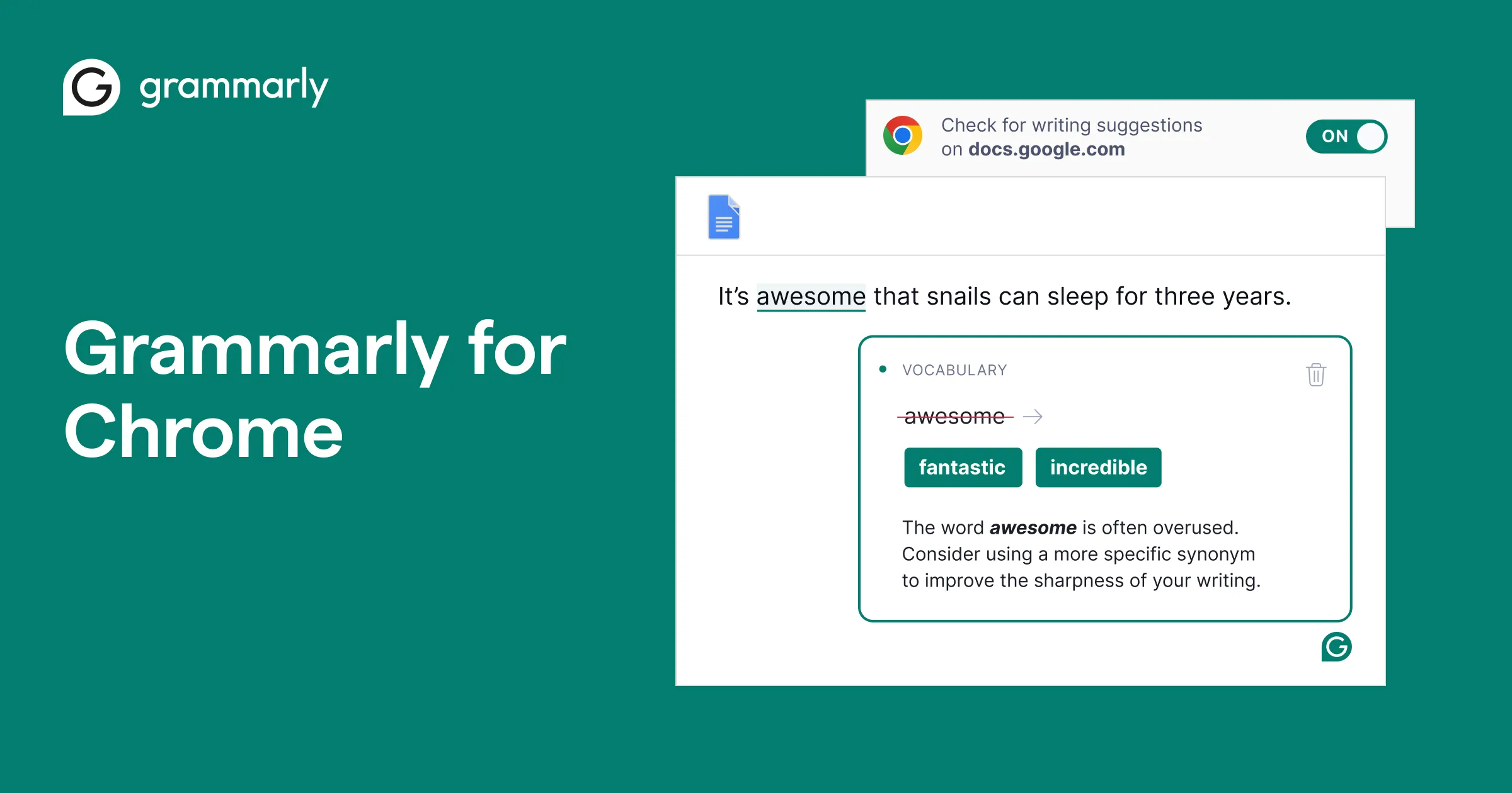 Grammarly：AI搭載文章作成・文法チェックアシスタント